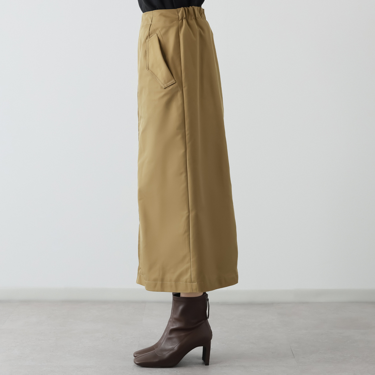 イロプライム フロントジップの 大人ミリタリー ２ウェイスカート