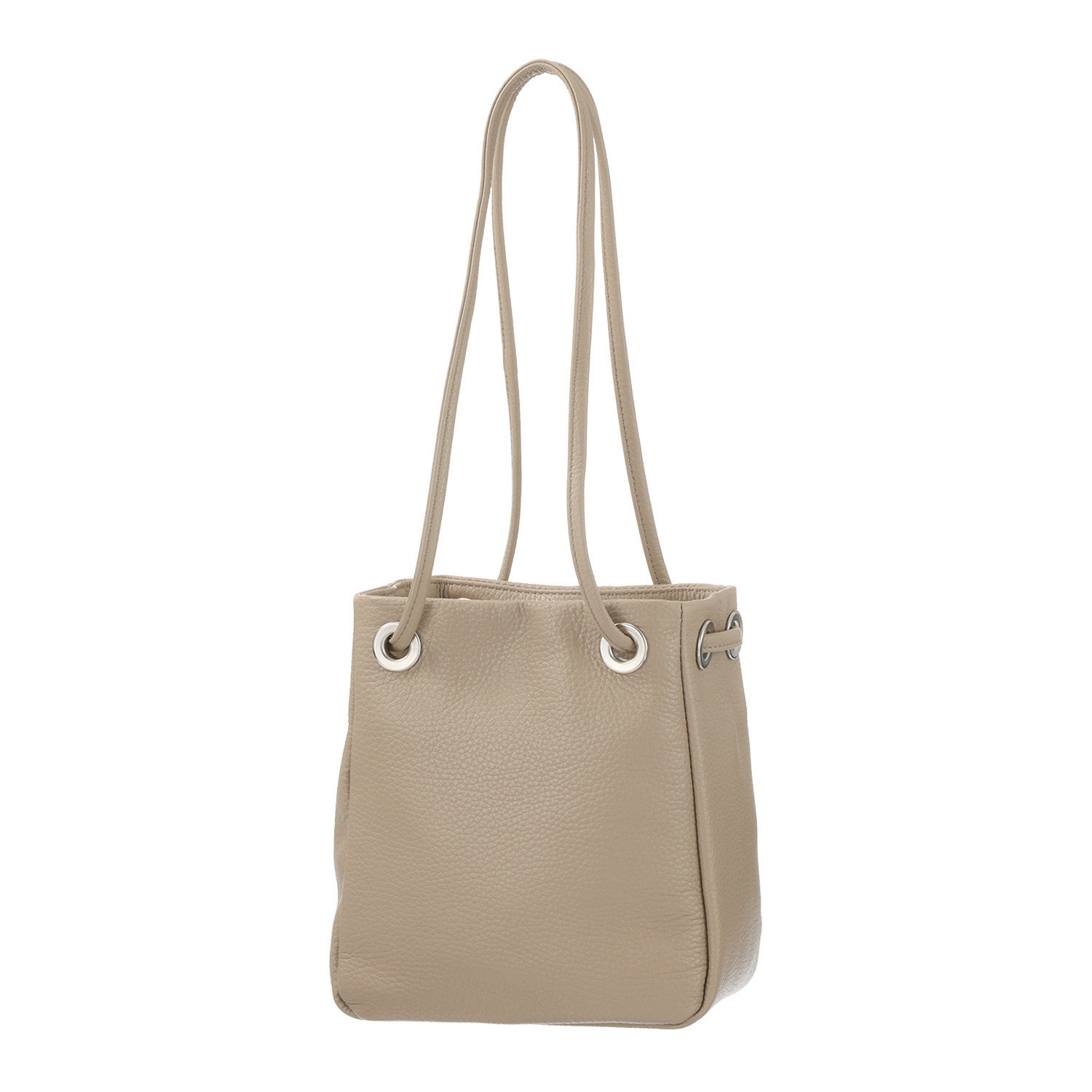 ムジカヴィータ イタリア製牛革 ループショルダーバッグ