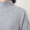 アンドスピカ カシミヤブレンド ハイネック ニットプルオーバー