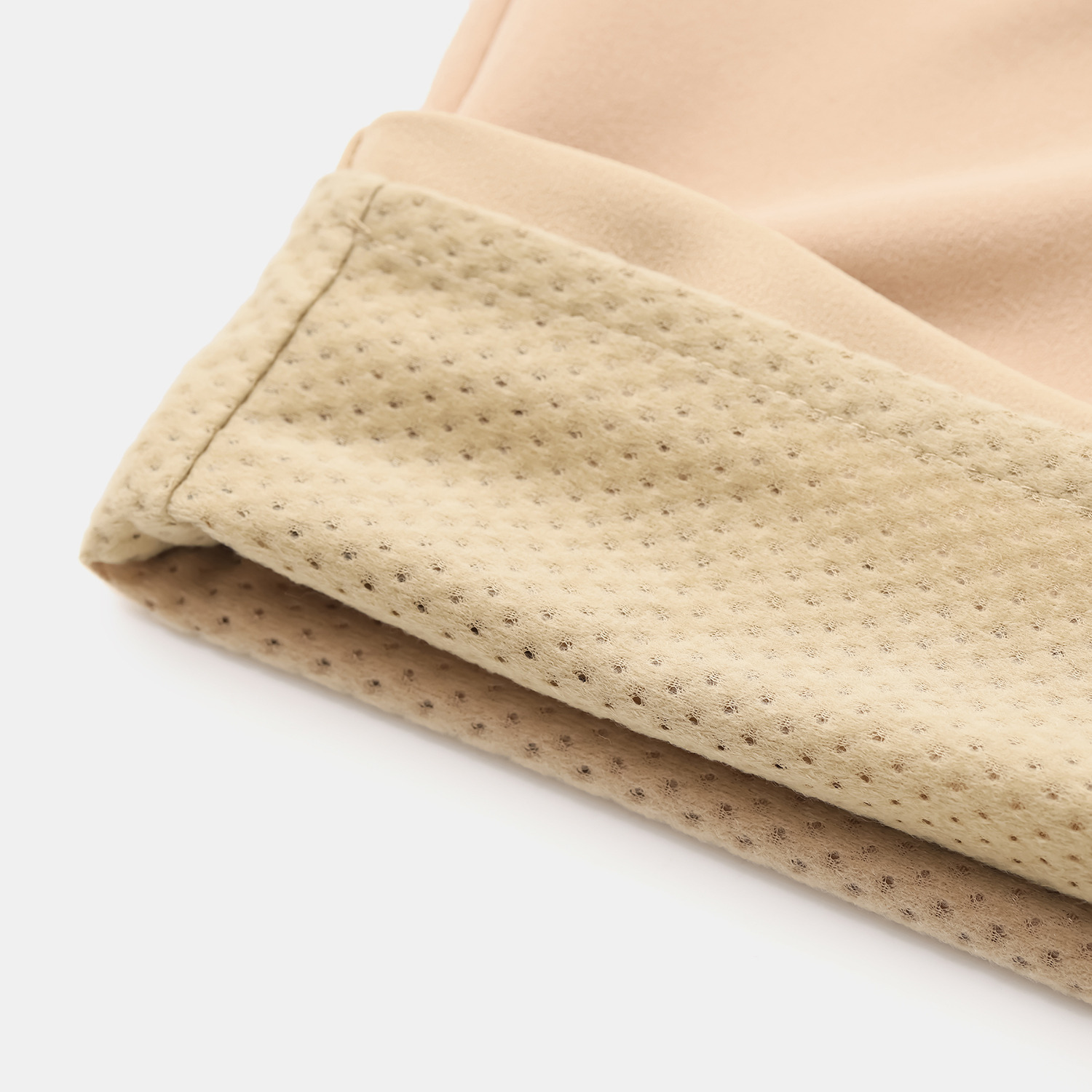 アンドスピカ 裏起毛裏地付 ジョーゼットジャージー ストレートパンツ