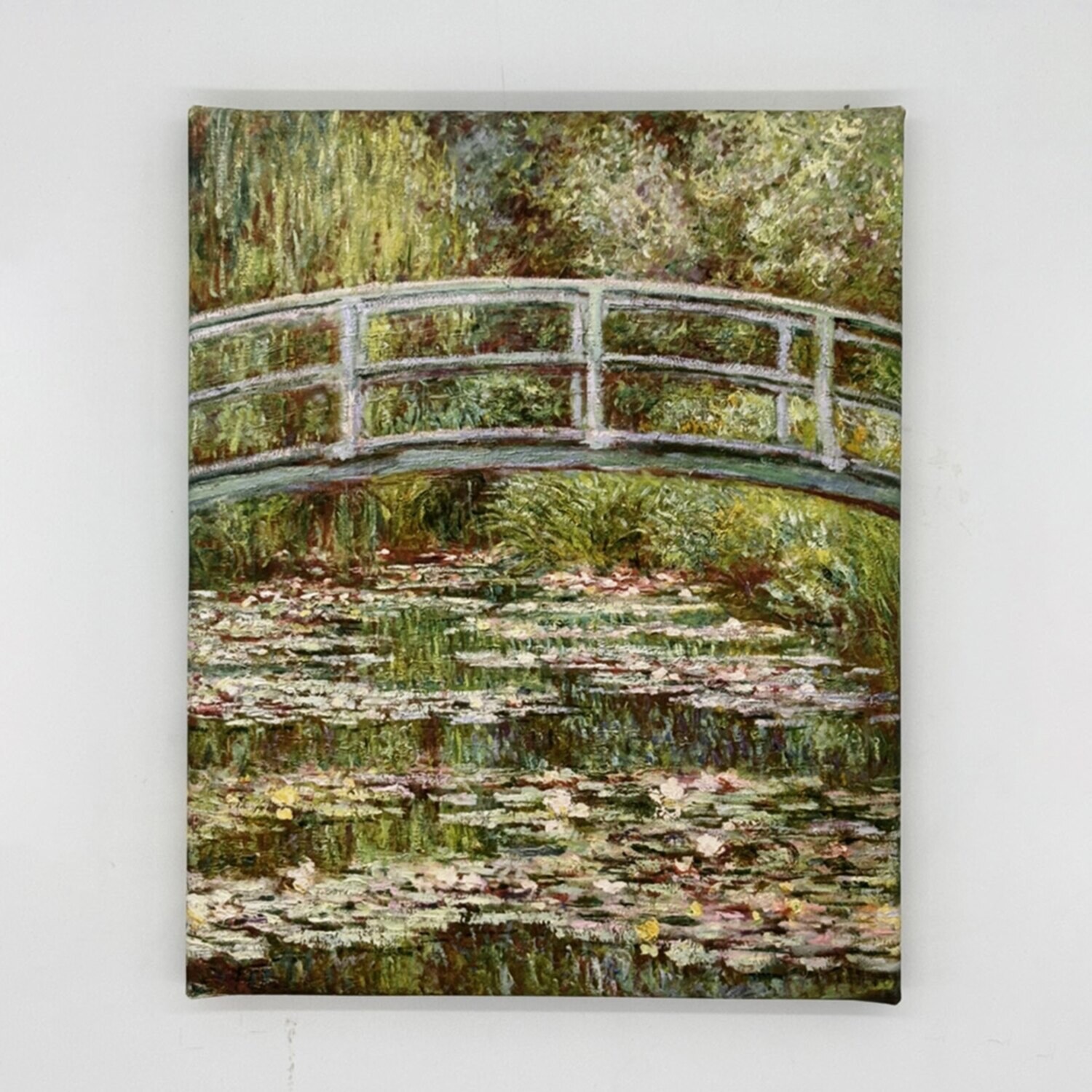 インテリアアート “睡蓮の池” ＜約２７×２２ｃｍ＞