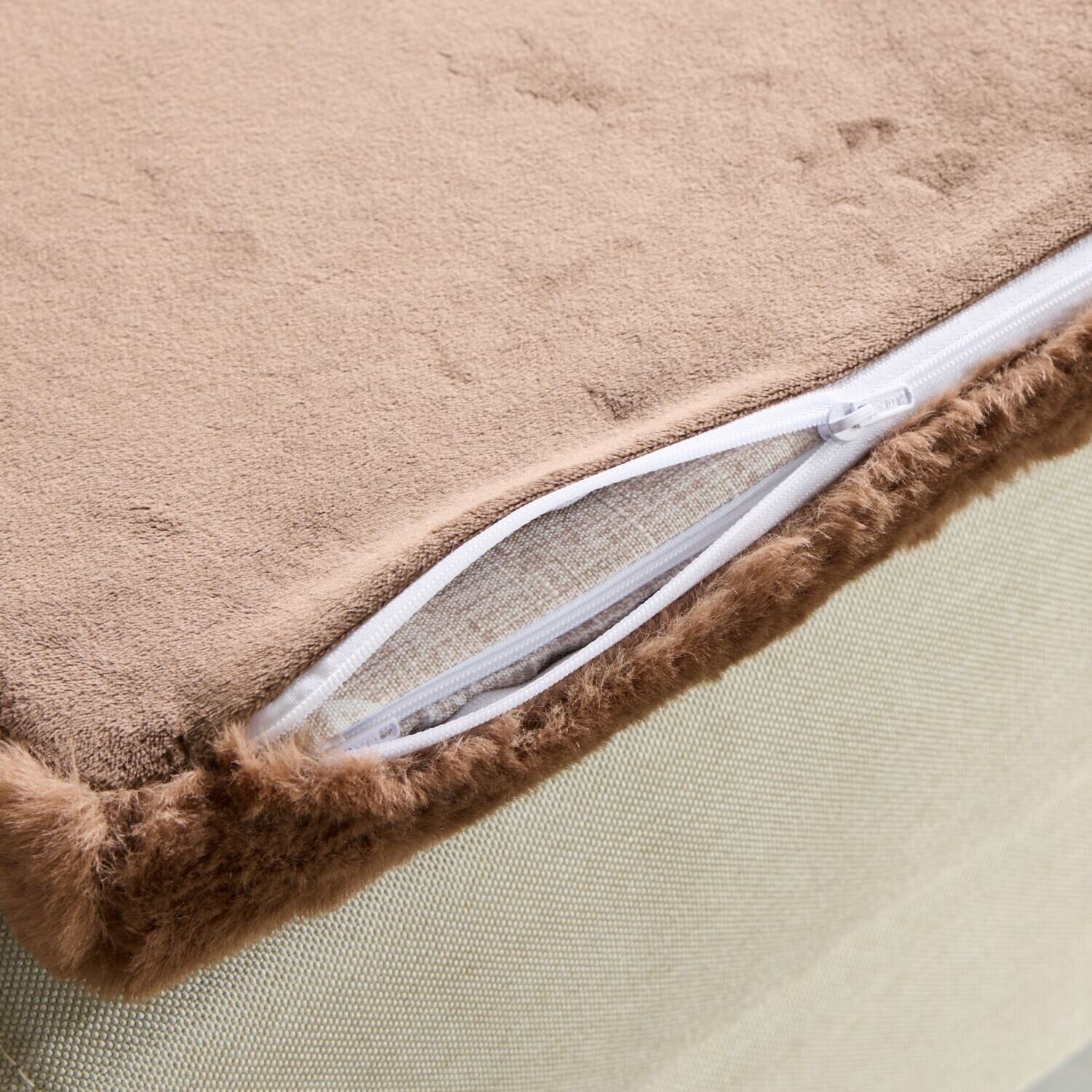 ソファーの座面に敷いて 快適な座り心地復活！ セーブルファータッチ 復活ソファーシート ＜チェア用＞