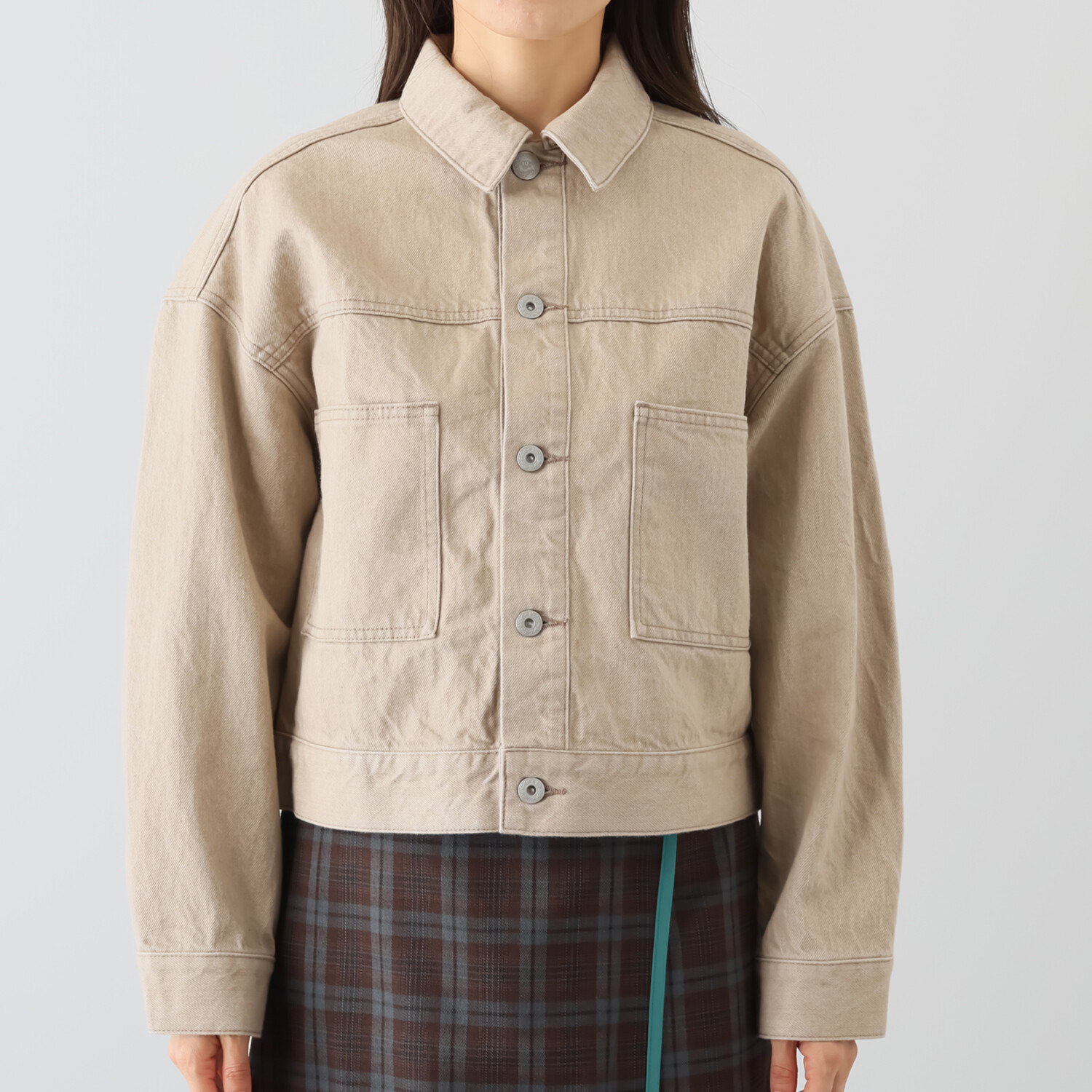 シュガーデプト プレミアムシリーズ コットン１００％ カラーデニム ワークジャケット