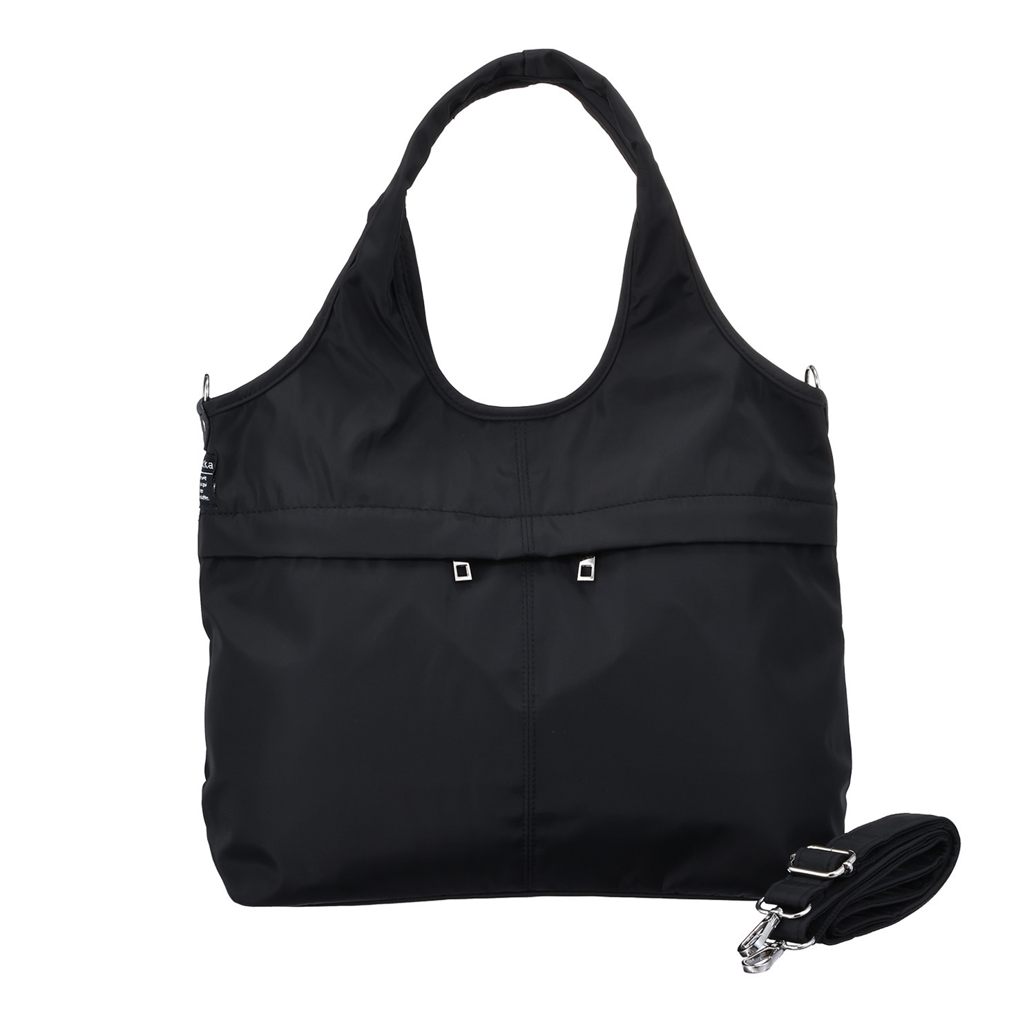 アリステラ 高密度ポリエステル １０ポケット ２ウェイ バルーントートバッグ