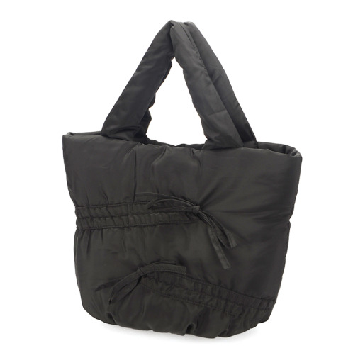 ラルジュ ふんわり軽量 リボントートバッグ