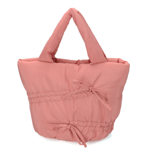 ラルジュ ふんわり軽量 リボントートバッグ