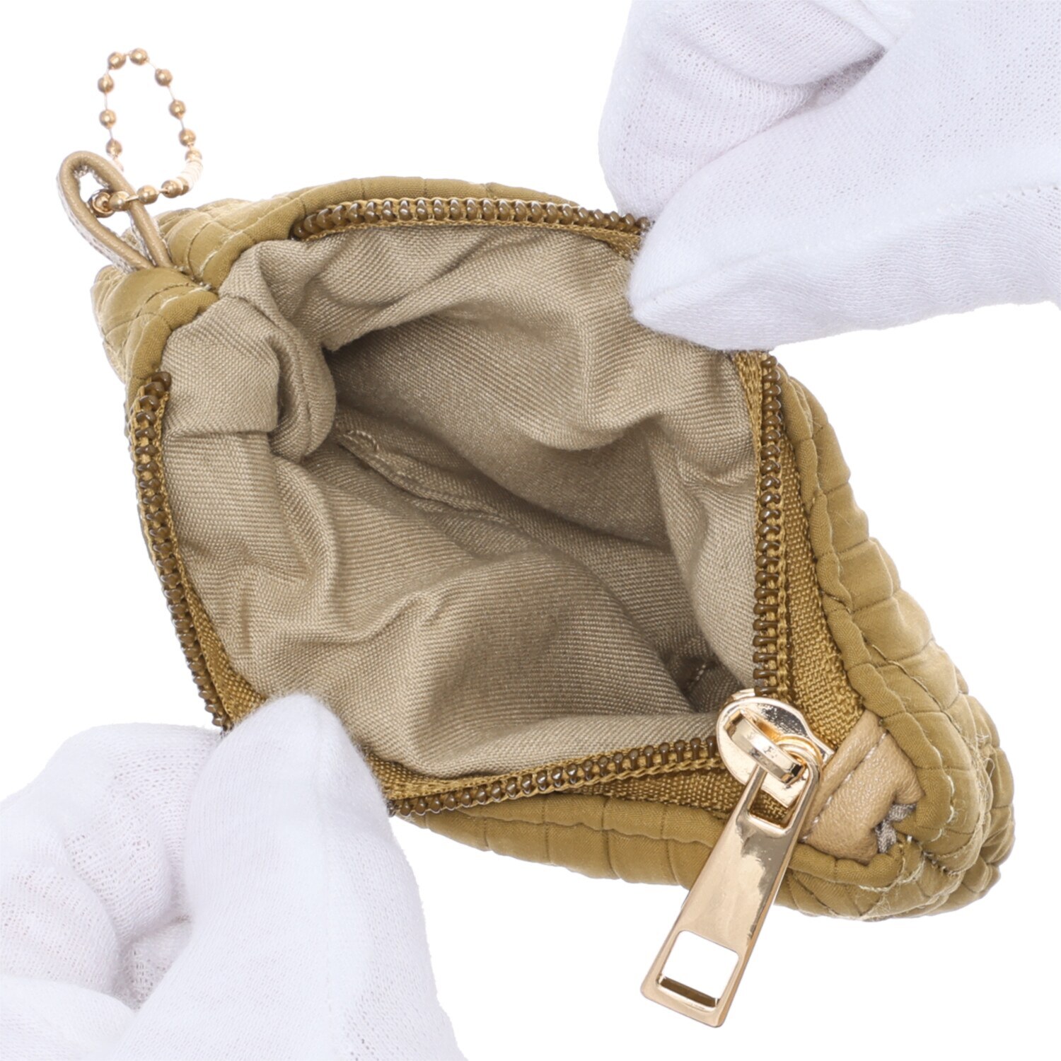 ラルジュ キルト加工 ポーチ付 軽量トートバッグ