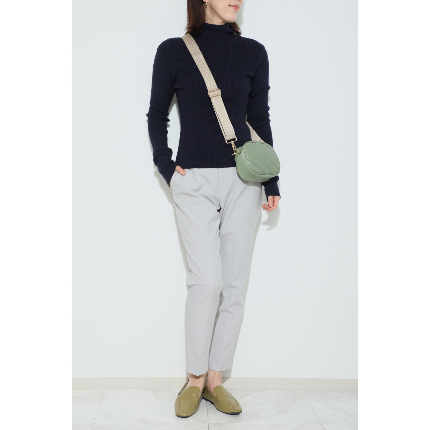 ラルジュ ゴールド金具 ショルダーストラップ