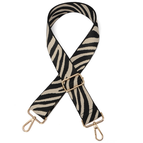 ラルジュ ゴールド金具 アニマル柄 ショルダーストラップ