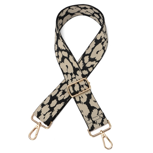 ラルジュ ゴールド金具 アニマル柄 ショルダーストラップ