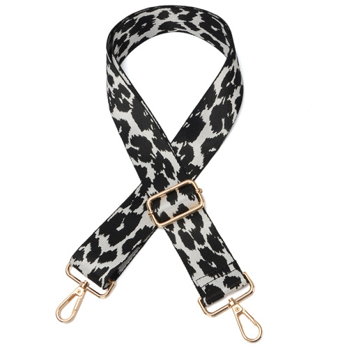 ラルジュ ゴールド金具 アニマル柄 ショルダーストラップ