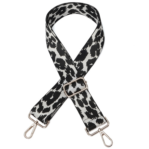 ラルジュ シルバー金具 アニマル柄 ショルダーストラップ