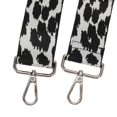 ラルジュ シルバー金具 アニマル柄 ショルダーストラップ