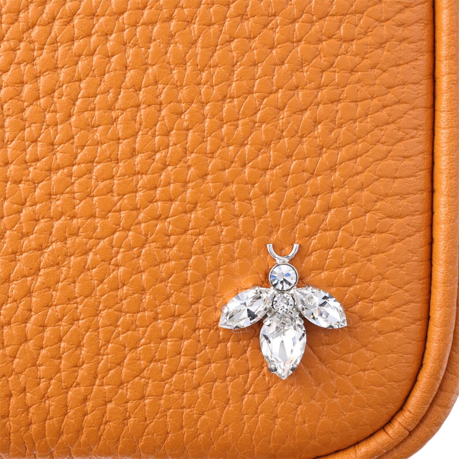 エーディーエムジェイ 牛革シュリンク型押し ＴＨＥ　ＢＥＥ ショルダーボストンバッグ