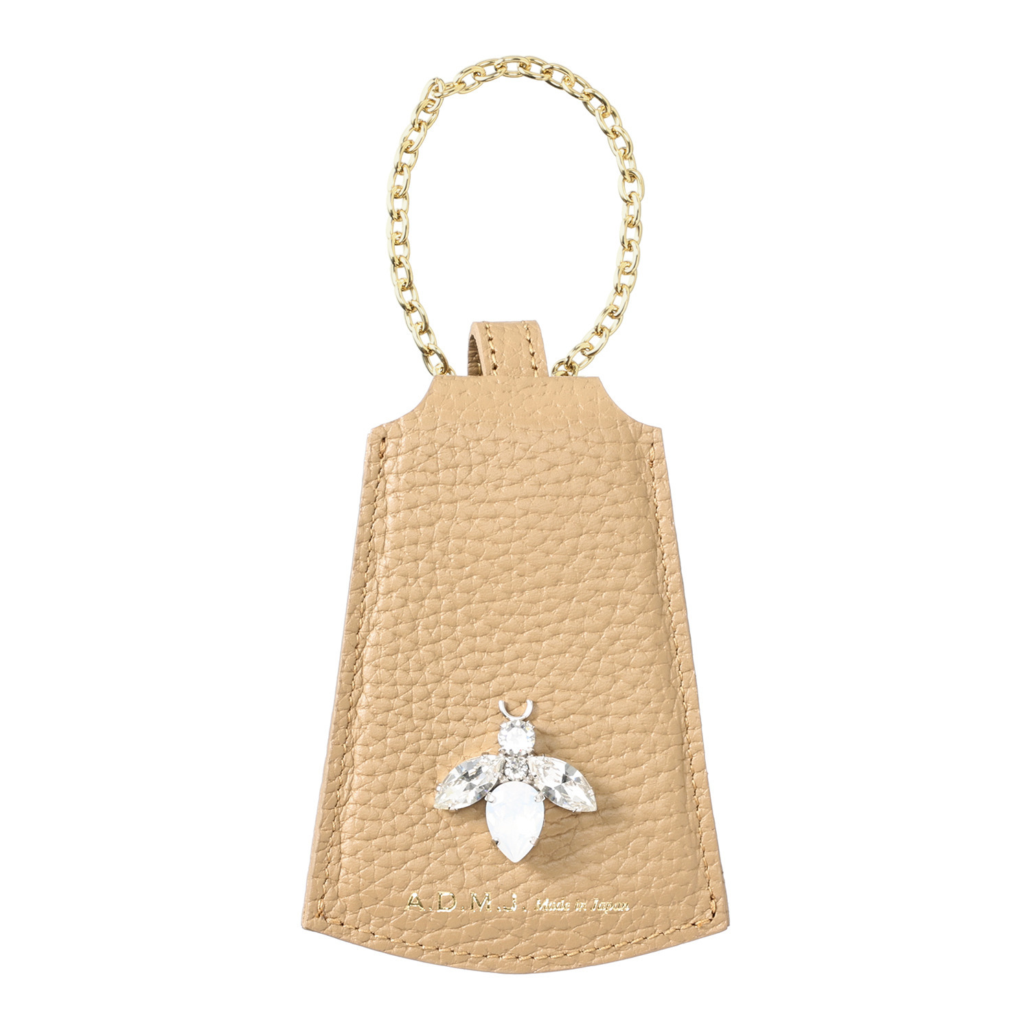 エーディーエムジェイ 牛革シュリンク型押し ＴＨＥ　ＢＥＥ クロッシェチャーム