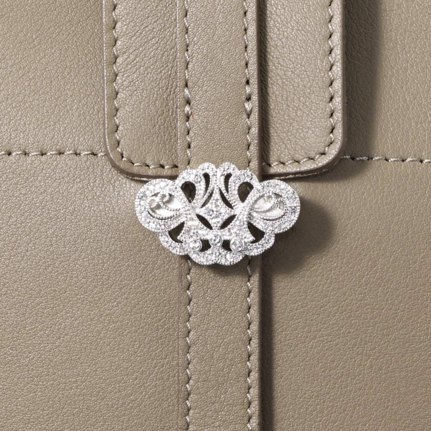 エーディーエムジェイ スパニッシュレザー アールデコ バケットバッグ