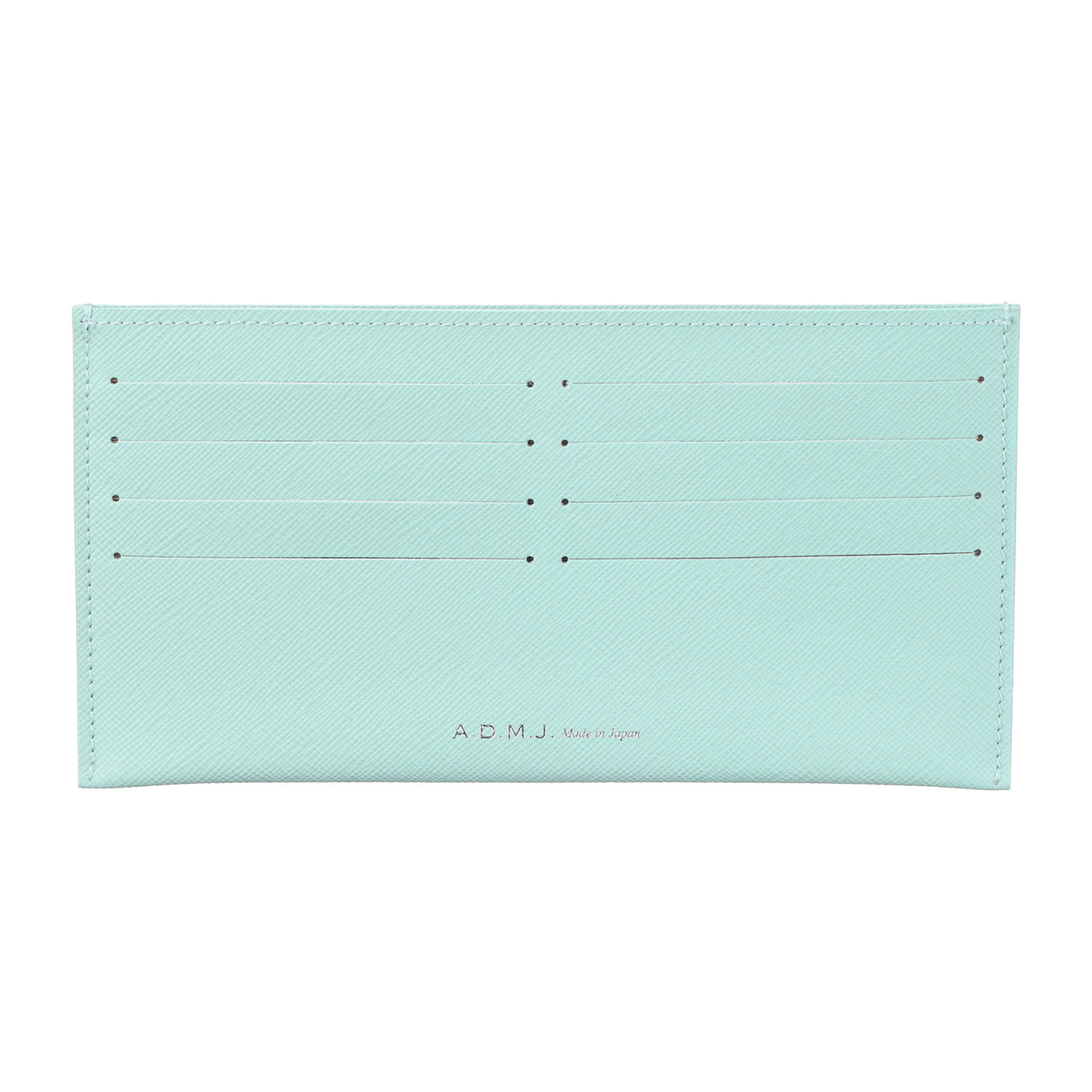 エーディーエムジェイ 牛革クロコダイル型押し スリムウォレット付 アールデコ ショルダーバッグ