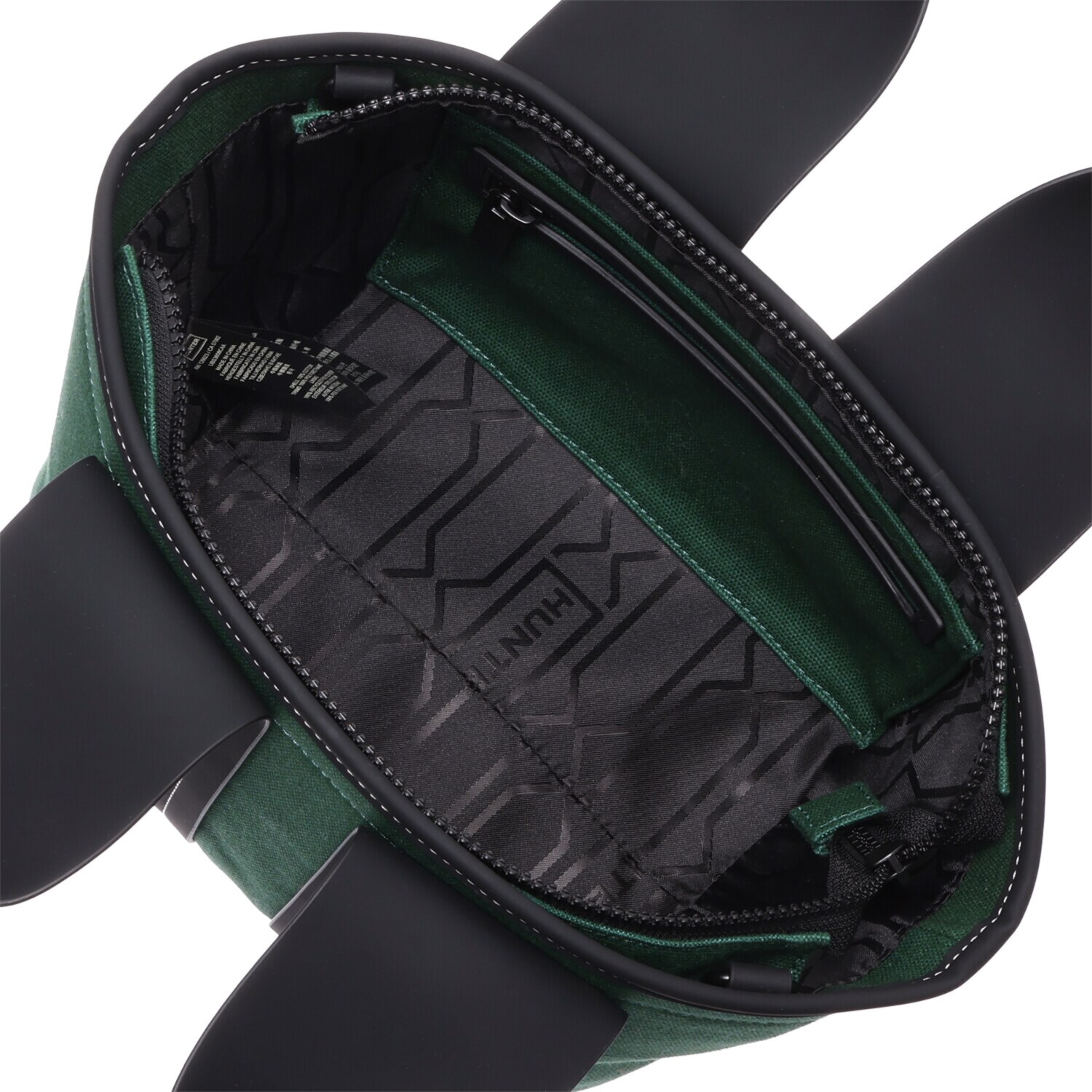 ハンター はっ水 ステッチアクセント コットンキャンバス ２ウェイミニトートバッグ