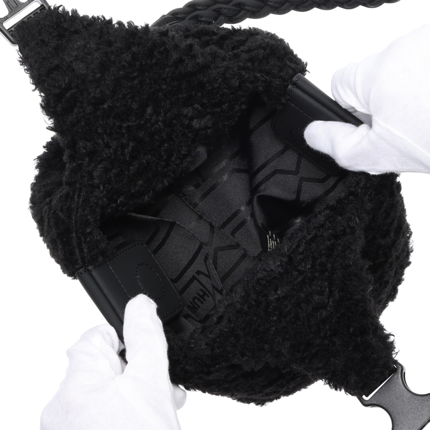 ハンター ブークレ ミニクロスボディバッグ