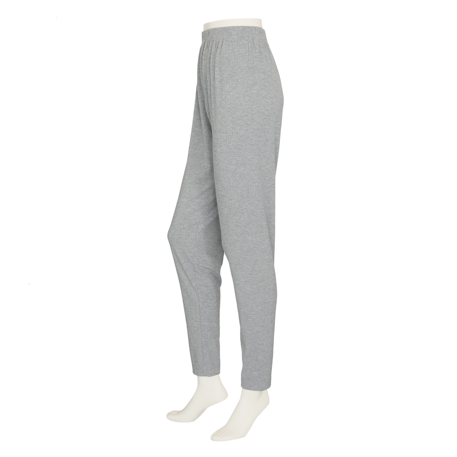 ヒロコ　デシネール 指１本のゆとり マチ付きソフトリブ １２分丈 レギンスパンツ