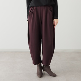 ヒロコ　デシネール ちょこっとモード ソフトバレルシルエット パンツ