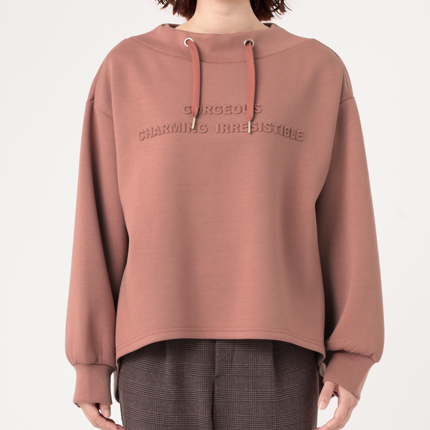 ダジュール ロゴエンボス加工 チュニック