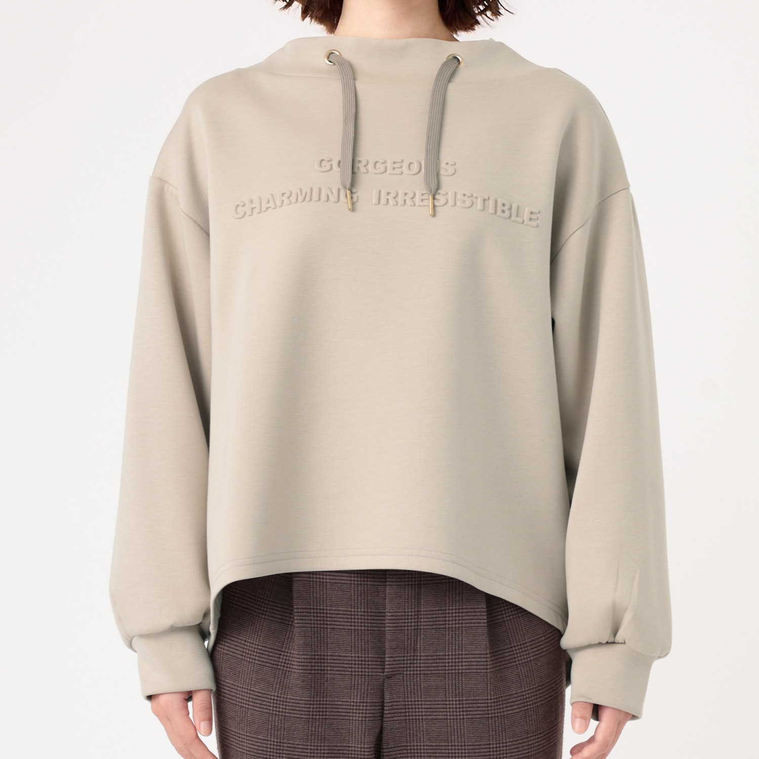 ダジュール ロゴエンボス加工 チュニック