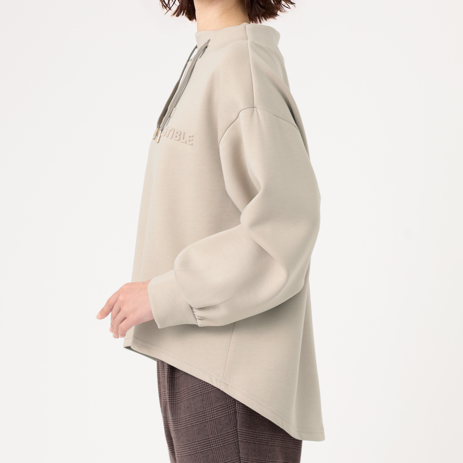 ダジュール ロゴエンボス加工 チュニック