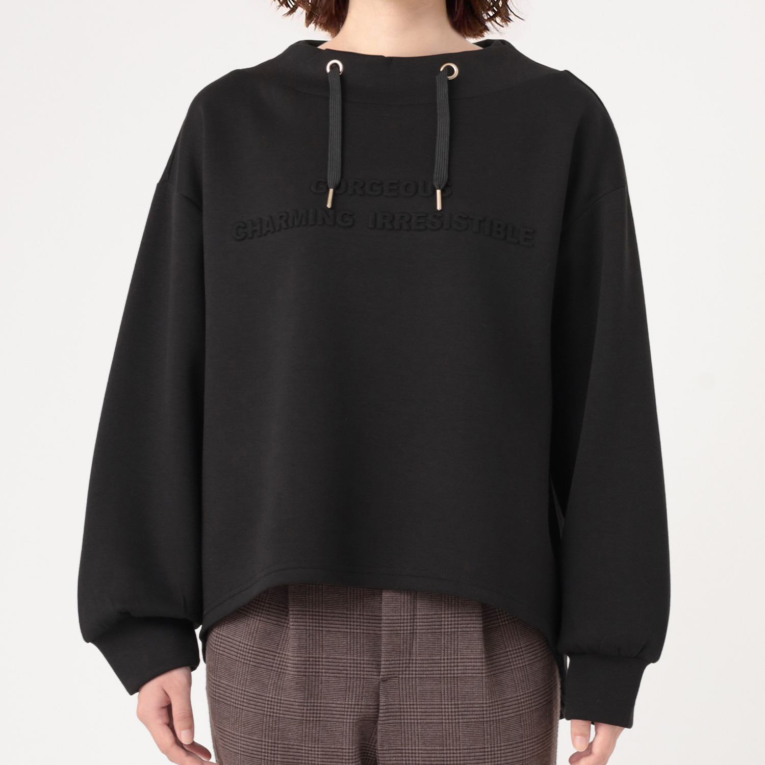 ダジュール ロゴエンボス加工 チュニック