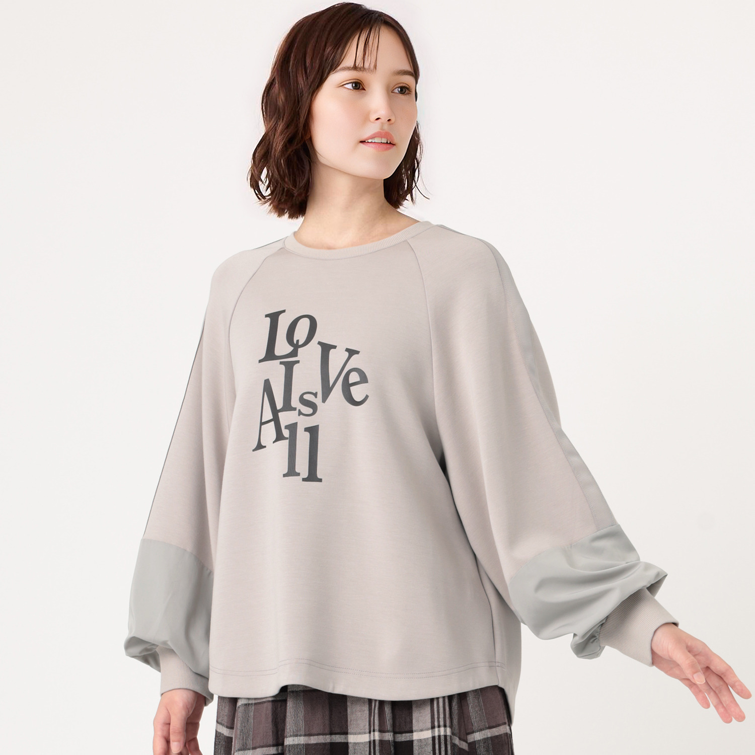 ダジュール ロゴプリントデザイン プルオーバー