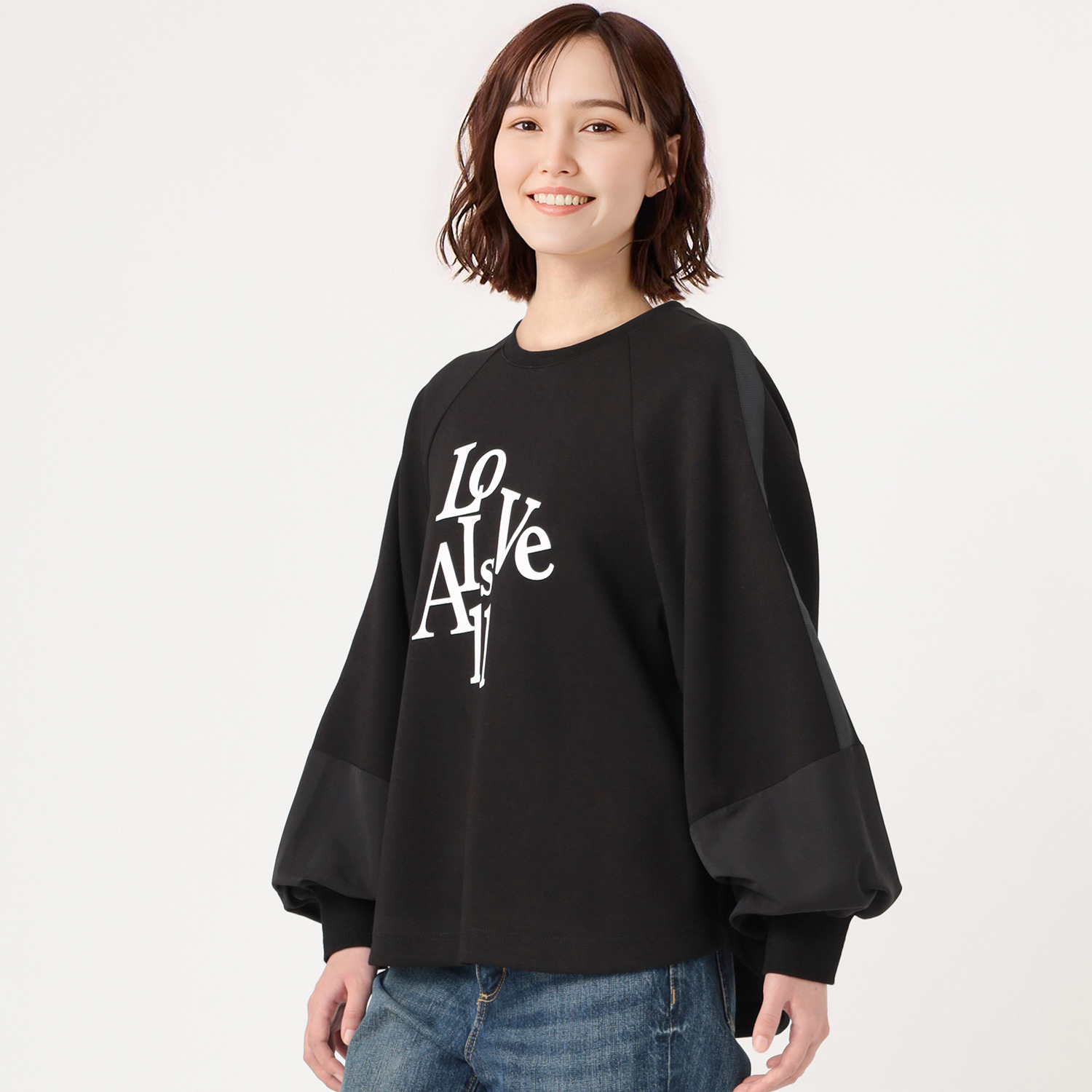 ダジュール ロゴプリントデザイン プルオーバー