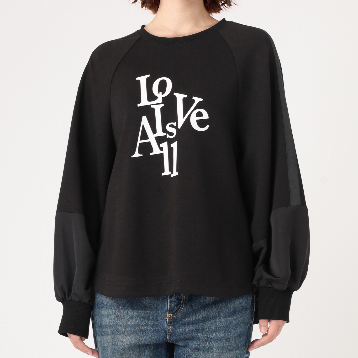 ダジュール ロゴプリントデザイン プルオーバー