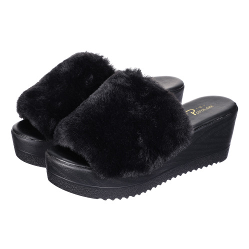 eimyファーオープントゥミュール ファーもこもこ黒 楽天市場】ミュール ファーの通販