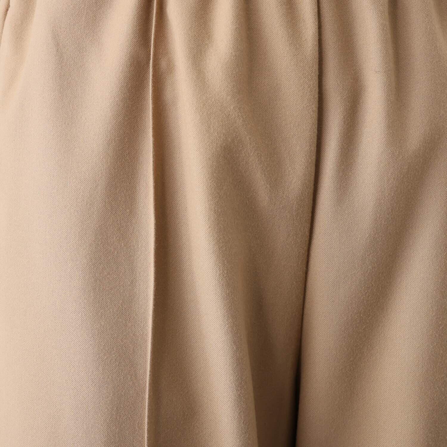 ウノ・ウノ・ドゥーエ ウール見えなのに軽やか ふんわり起毛 クラシックワイドパンツ