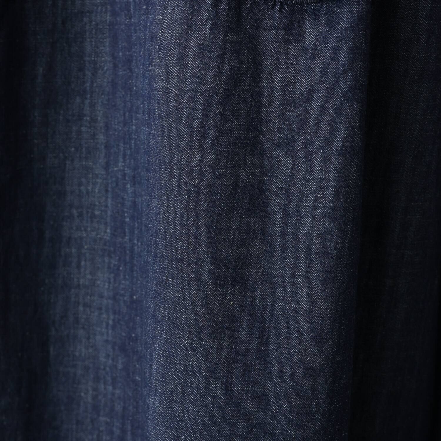 ベルデニム ウォッシュ加工入り ワイドシルエット デザインデニムパンツ