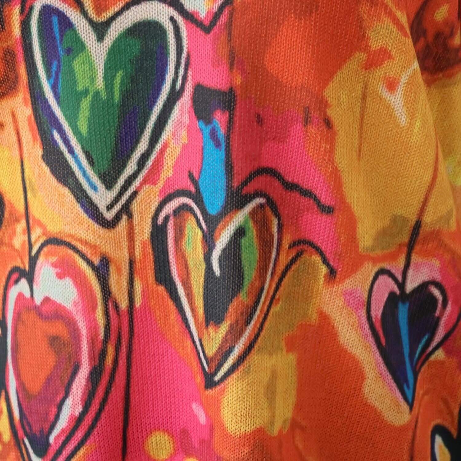 コイビトミサキ 総柄プリント ニットプルオーバー