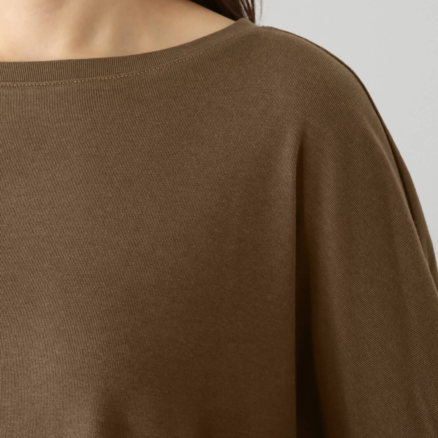 ハヤマ　ブリーズ 配色ステッチ 長袖シャツ