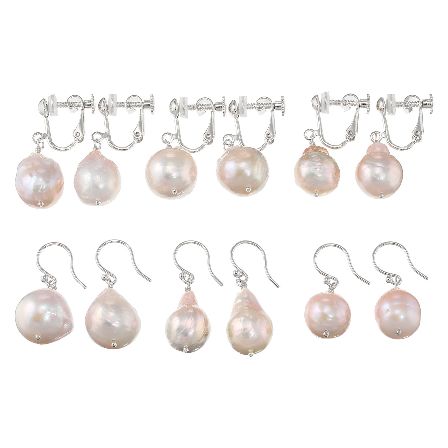 岩崎美智子コレクション 淡水バロックパール イヤリング／ピアス