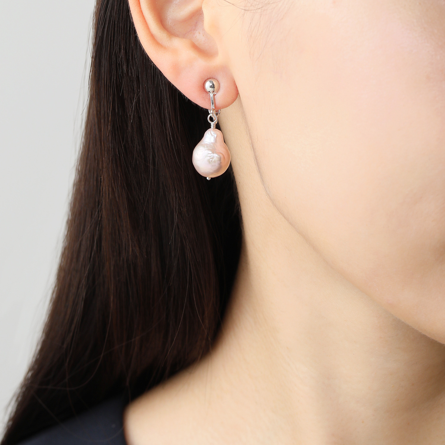 岩崎美智子コレクション 淡水バロックパール イヤリング／ピアス