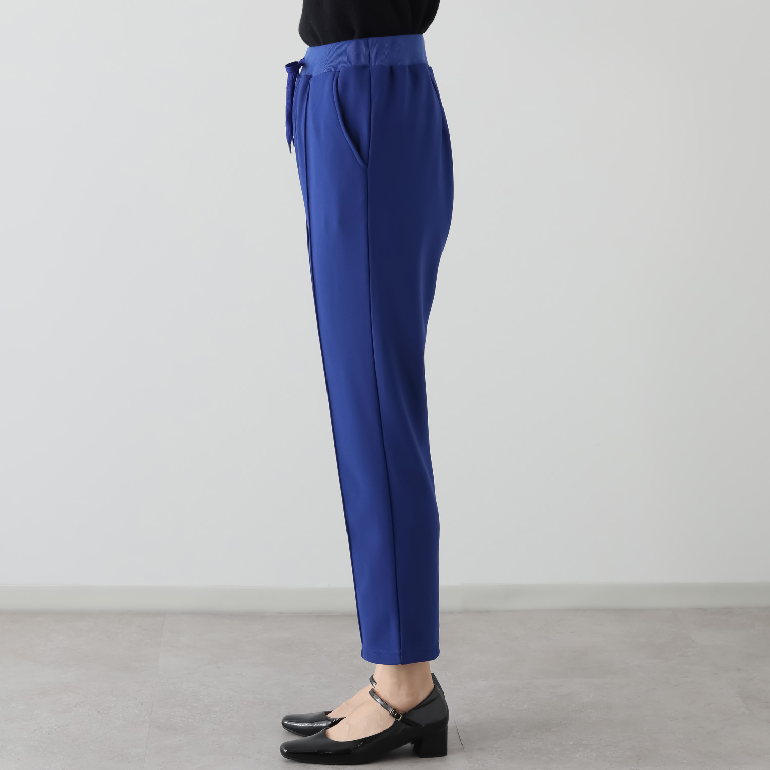 ルイボーテ ＵＶカット 裏ベロア 美脚シルエットパンツ