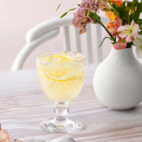 ビレロイ＆ボッホ クリスタルガラス製 ワイングラス ＜ボストン＞ クリアカラー４脚セット