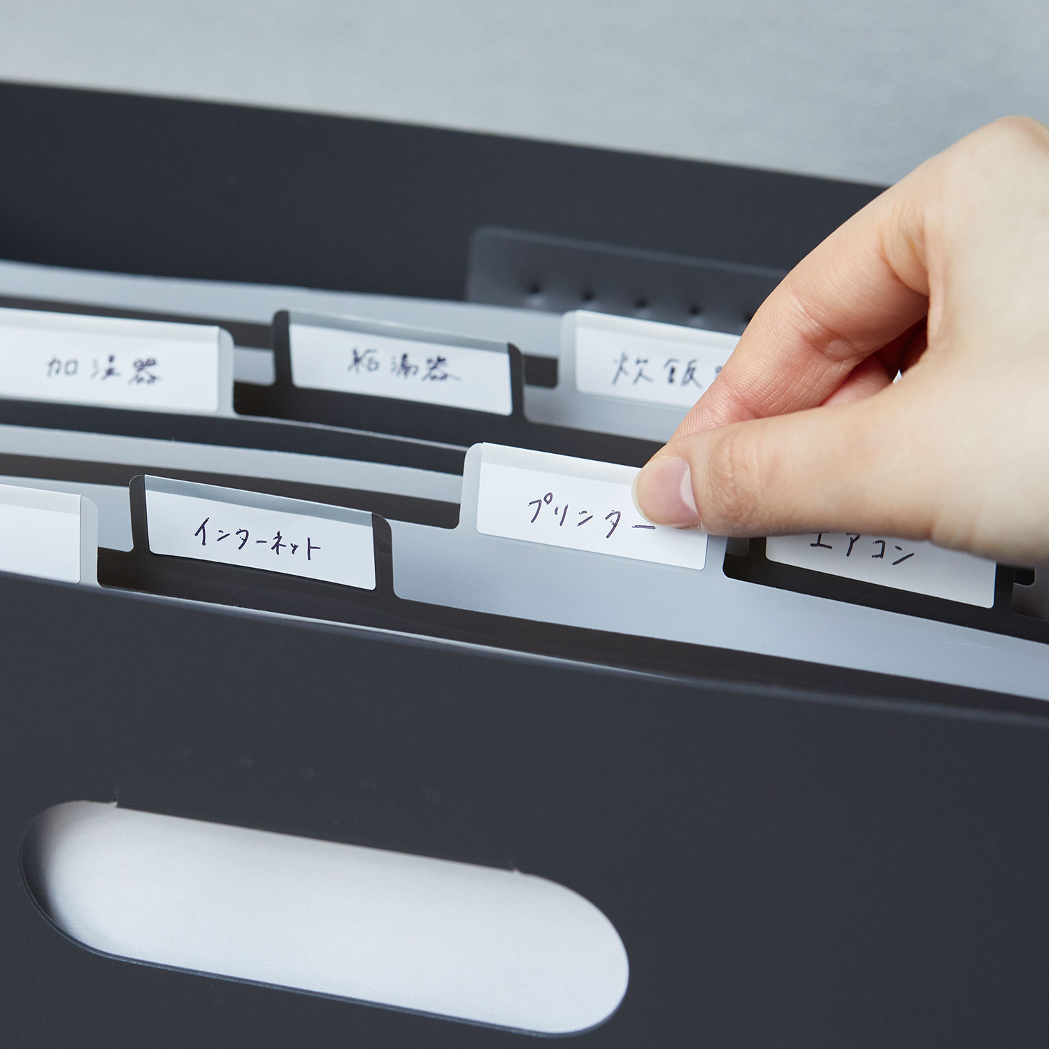 サクッと整理！ ドキュメントファイル 選べる２個セット ＜フタ付タイプ＞