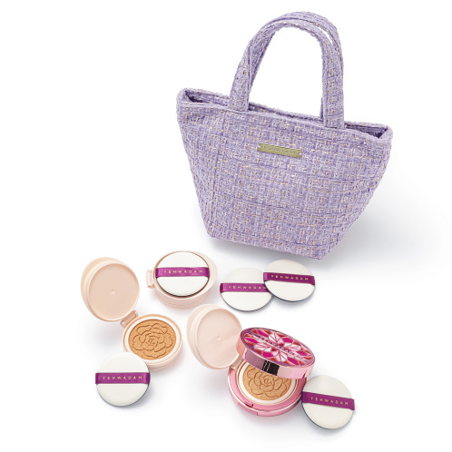 【１１月３日まで】ザ　フェイスショップ　美容成分１００％配合　キレイが続く！　ＣＣインテンス　カバークッション　イェファダム　ＤＸ　３個分特別セット