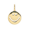 エクラプリュス １８Ｋ ダイヤモンドパヴェ スマイル ペンダントトップ