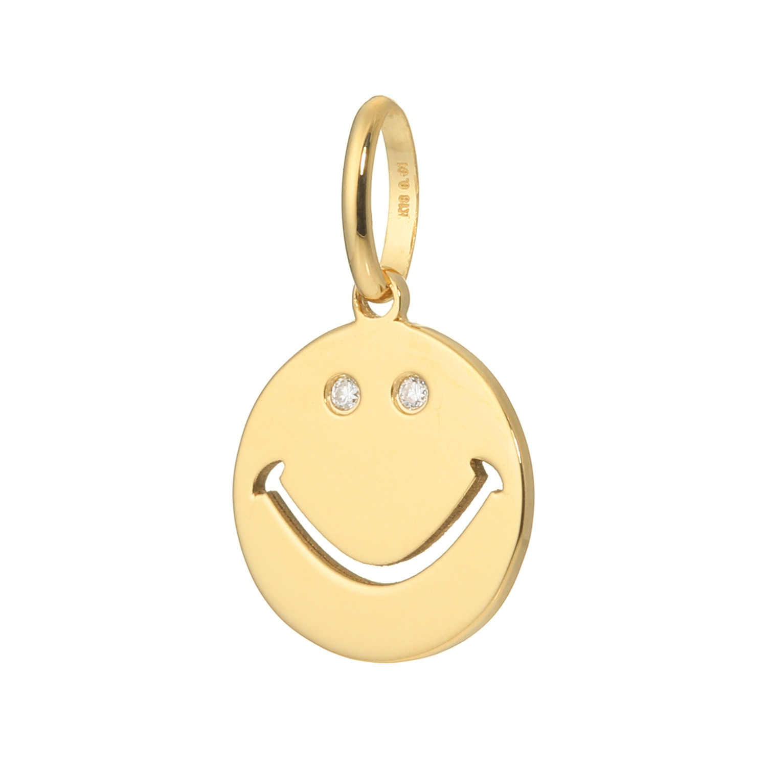 エクラプリュス １８Ｋ ダイヤモンドアイ スマイル ペンダントトップ