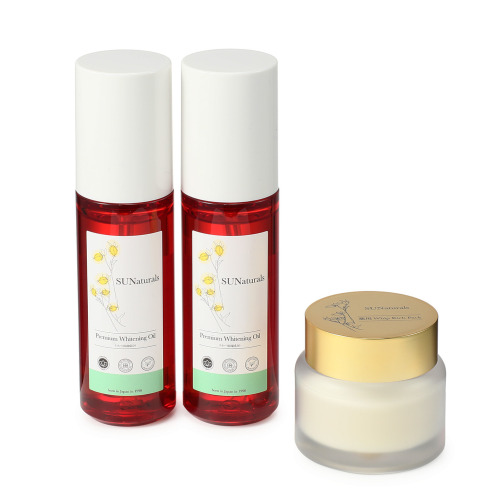 サンナチュラルズ 美白&潤いハリツヤ 薬用プレミアム ホワイトニングオイル 2本スペシャルセット サンナチュラルズ 美白&潤いハリツヤ 薬用プレミアム ホワイトニングオイル 2本スペシャルセット