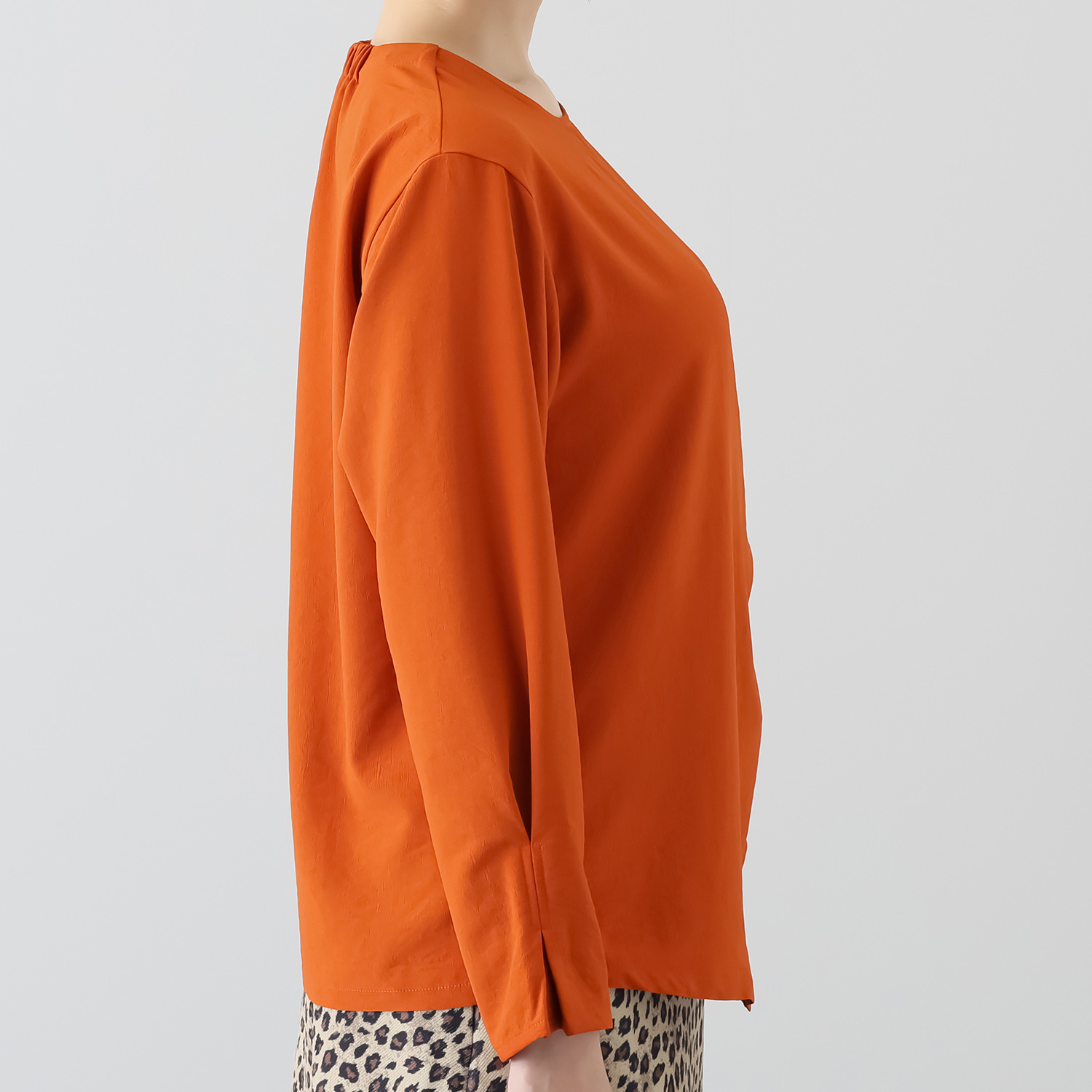 ルティア ドレープアクセント ブラウス