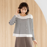 ルクオーレ きれい見え 総針編 ボタンアクセ...