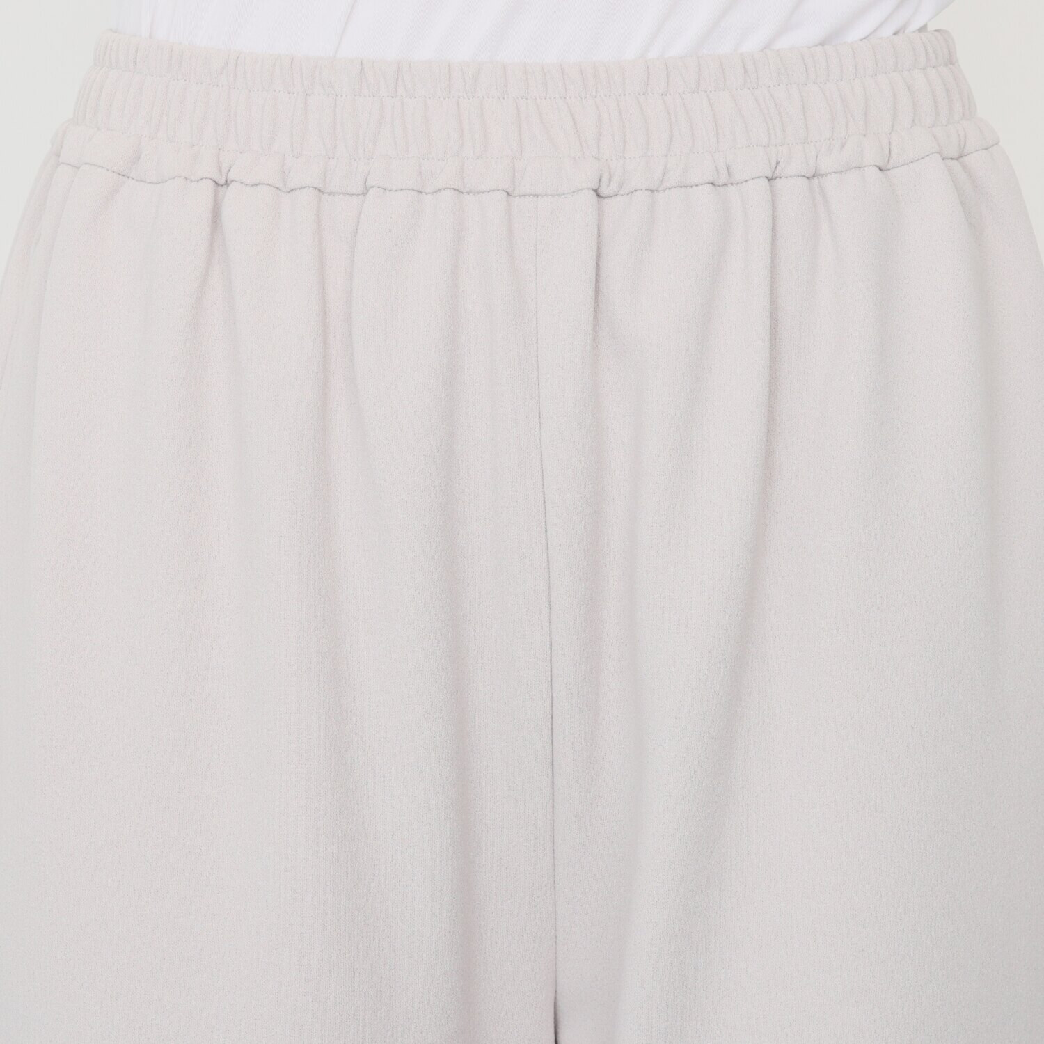 ルクオーレ カットジョーゼット ストレートパンツ