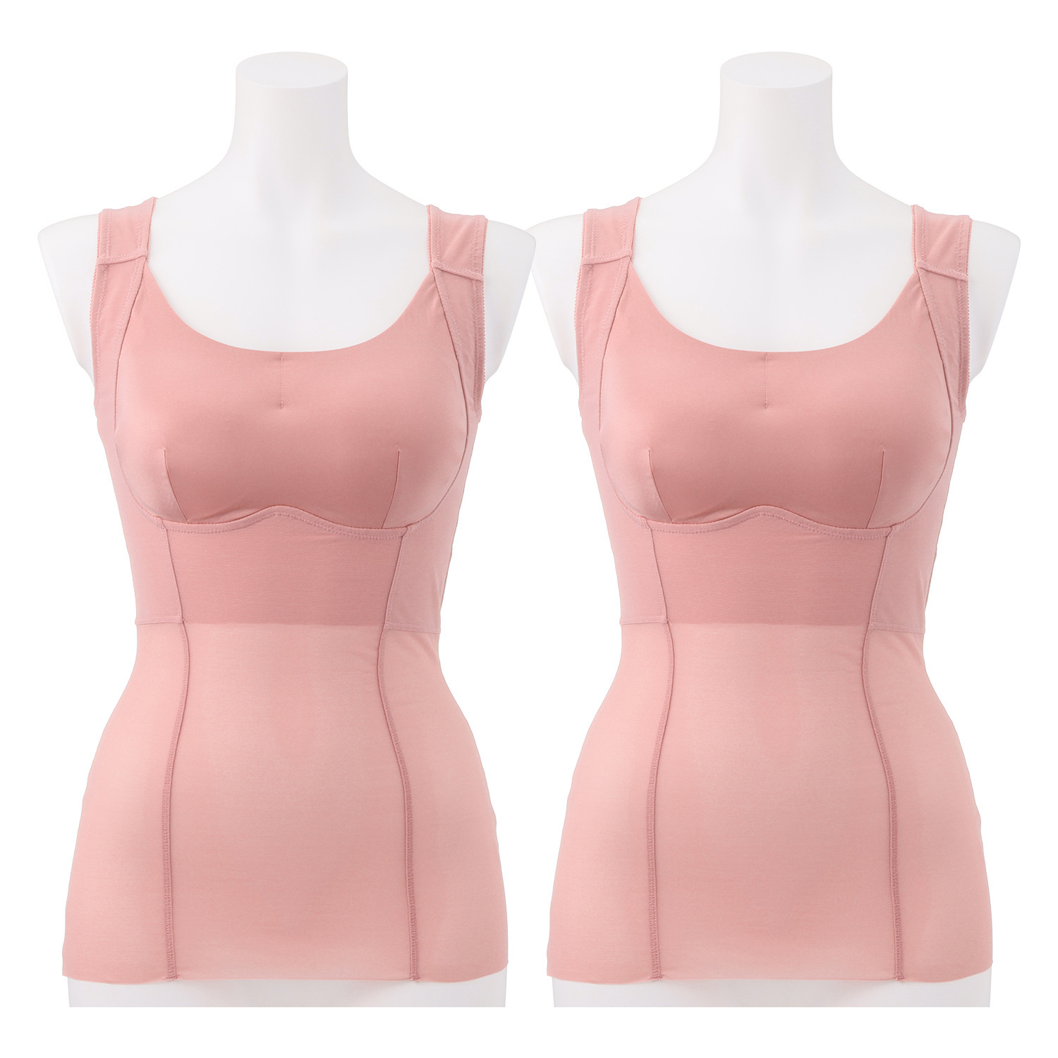 エリシア タムラの姿勢スッキリ 自然体で スッキリ美しく見せる！ ブラトップ同色２枚セット